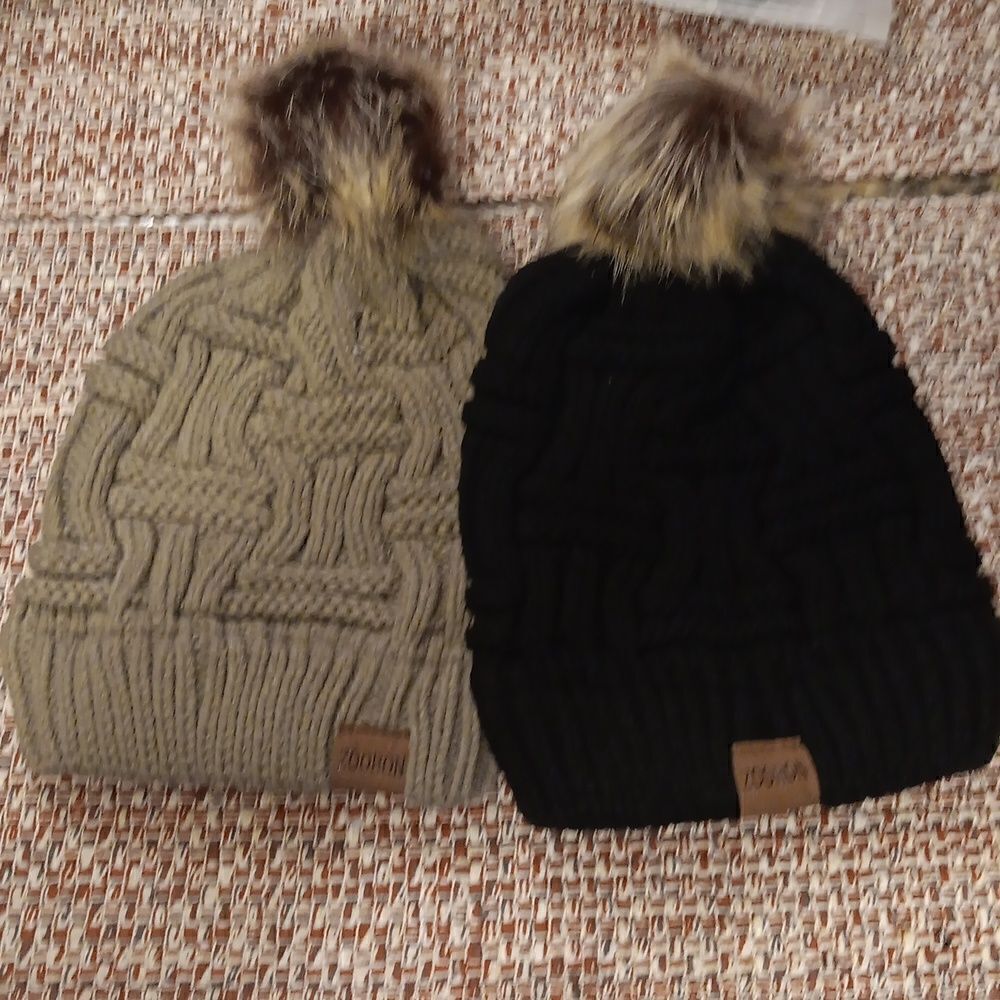 New ZOORON Chunky Black & Khaki Horizontal And Vertical Pattern New